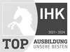 IHK - Top Ausbildung 2021-2024 in schwarz-weiß